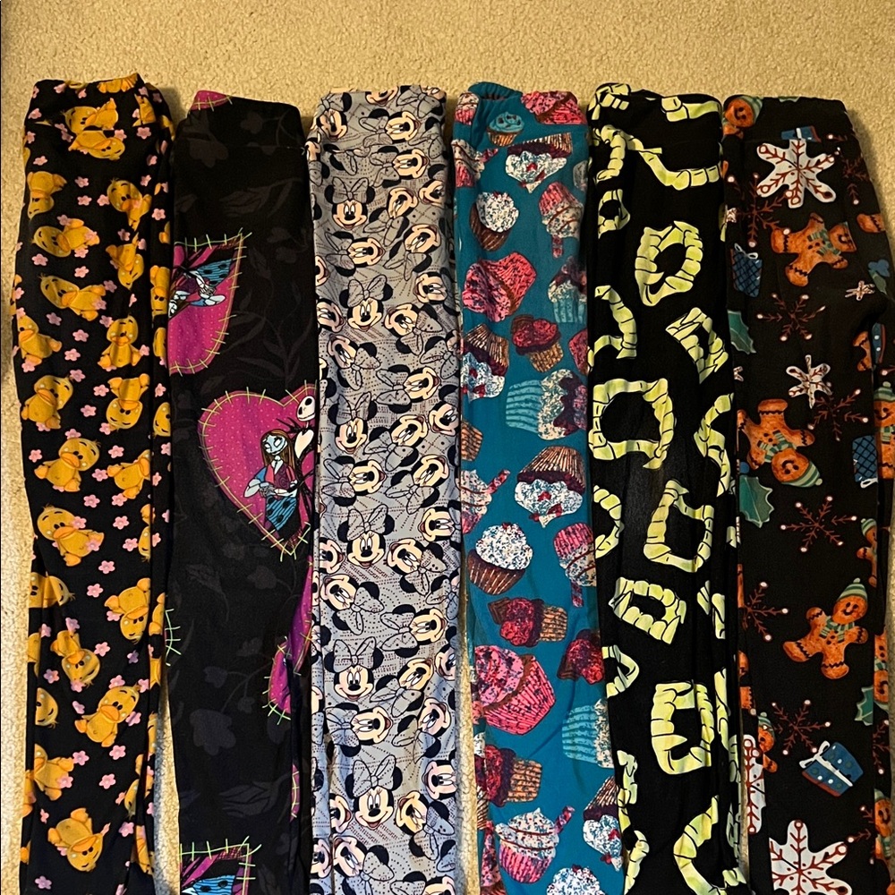 Colorful Patterned Leggings Set